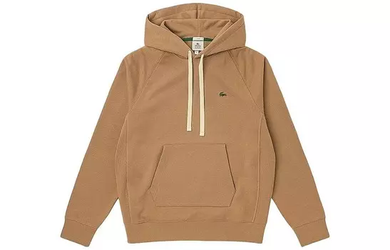 Толстовка унисекс светло-кофейная Lacoste, коричневый