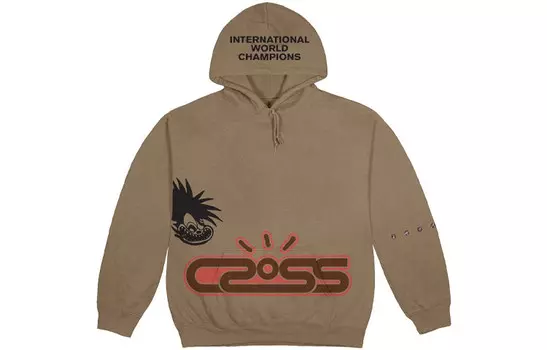 Толстовка унисекс светло-коричневая Travis Scott, коричневый