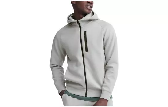 Толстовка унисекс светло-серая - 02 Uniqlo, серый