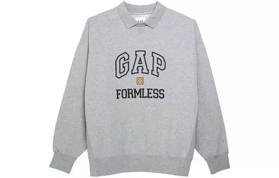 Толстовка унисекс светло-серая Gap, серый