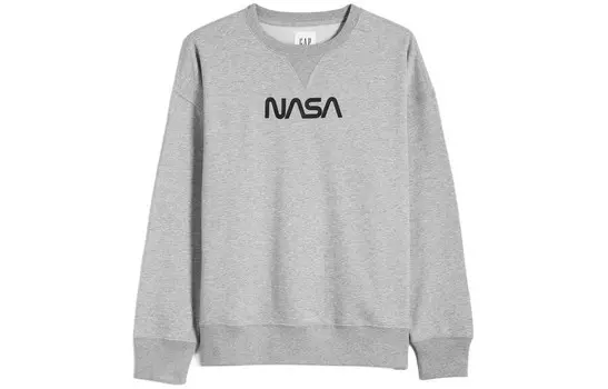 Толстовка унисекс светло-серая Gap, серый