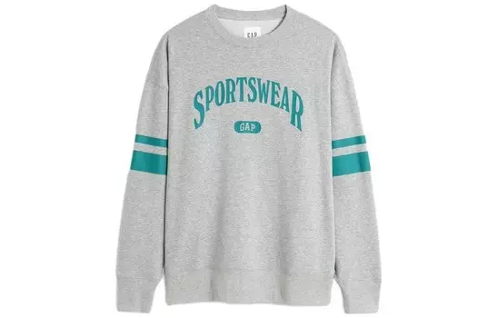 Толстовка унисекс светло-серая Gap, серый