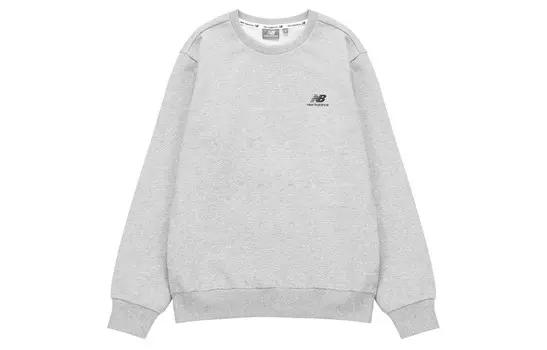 Толстовка унисекс светло-серая New Balance, серый