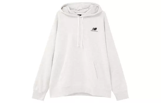 Толстовка унисекс светло-серая New Balance, серый