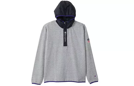 Толстовка унисекс светло-серая строчка Champion, цвет Light gray stitching