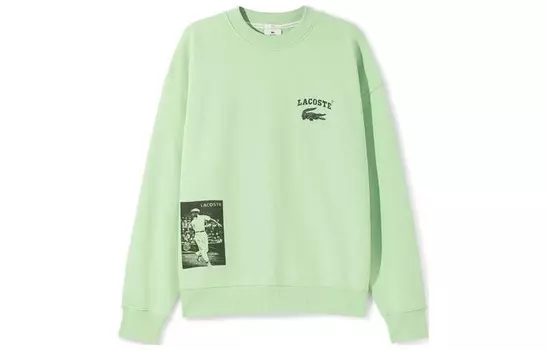 Толстовка унисекс светло-зеленая Lacoste, светло-зеленый