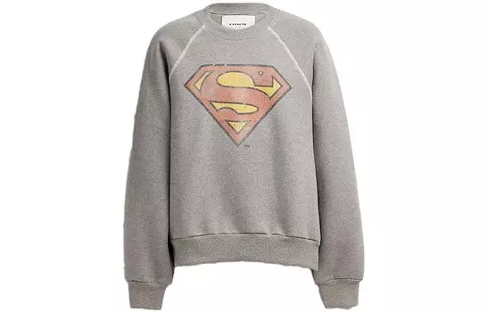 Толстовка унисекс темно-серая Coach, темно-серый