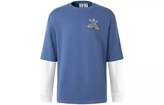 Толстовка унисекс темно-синяя Adidas Originals, темно-синий