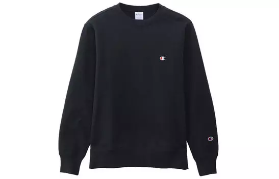 Толстовка унисекс темно-синяя Champion, темно-синий