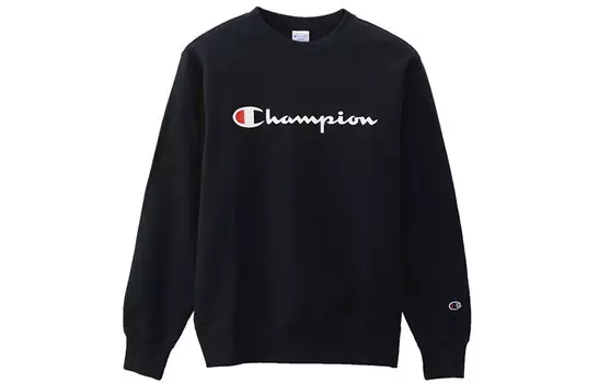 Толстовка унисекс темно-синяя Champion, темно-синий