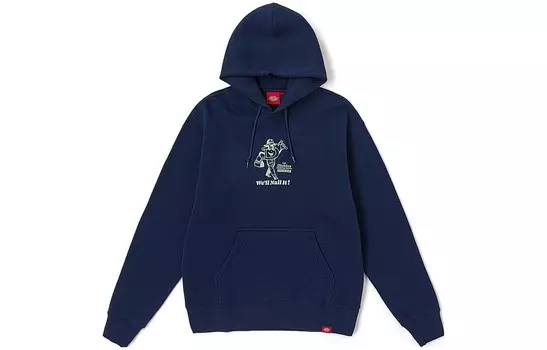 Толстовка унисекс темно-синяя Dickies, темно-синий