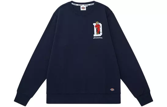 Толстовка унисекс темно-синяя Dickies, темно-синий