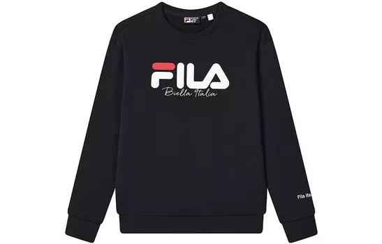 Толстовка унисекс темно-синяя Fila, цвет Legend Blue