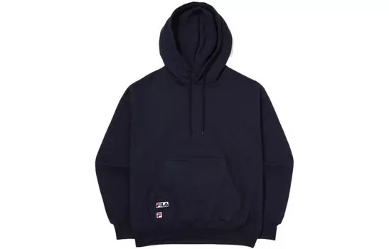 Толстовка унисекс темно-синяя Fila, темно-синий