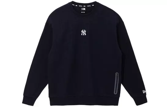 Толстовка унисекс темно-синяя New Era, синий