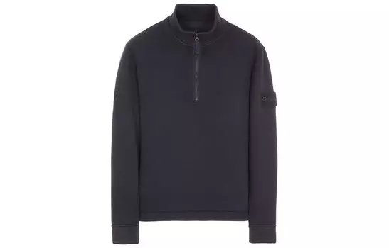 Толстовка унисекс темно-синяя Stone Island, синий