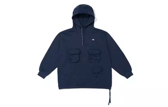Толстовка унисекс темно-синяя The North Face, темно-синий
