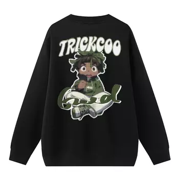 Толстовка унисекс TRICKCOO, Черный