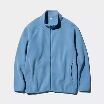 Толстовка унисекс Uniqlo Fleece Zipped, 63 голубой