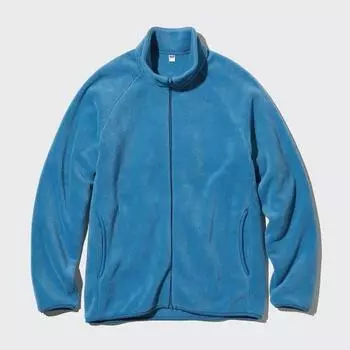 Толстовка унисекс Uniqlo Fleece Zipped, 64 синий