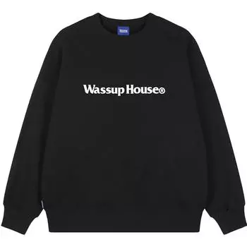 Толстовка унисекс WASSUP, Черный