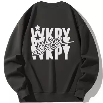 Толстовка унисекс Wkpy, Белый (на флисовой подкладке)