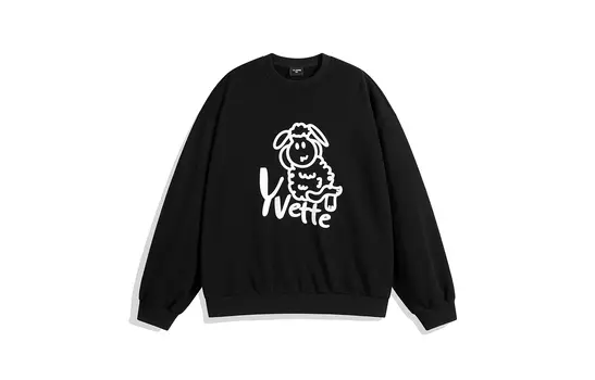 Толстовка унисекс Yvette, Черный