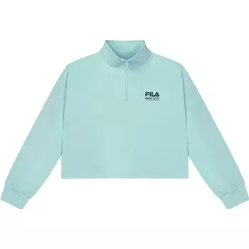 Толстовка унисекс зеленая Lake Green Fila