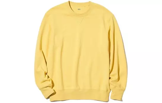 Толстовка унисекс желтая - 43 Uniqlo, желтый