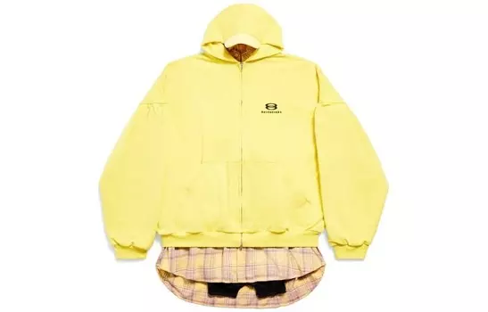 Толстовка унисекс желтая Balenciaga, желтый