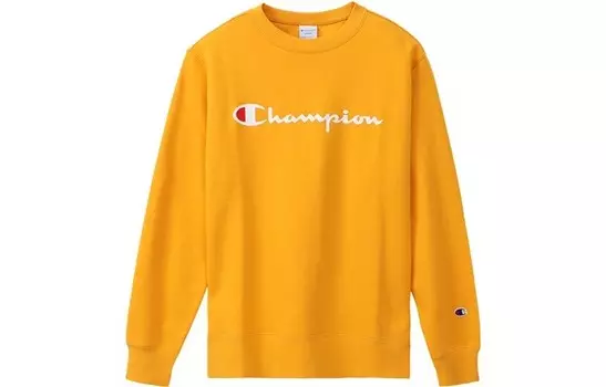 Толстовка унисекс желтая Champion, желтый