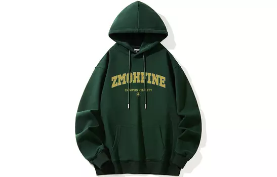 Толстовка унисекс ZMOH, Темно-зеленый