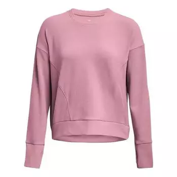 Толстовка unstoppable fleece crew 'pink' Under Armour, розовый