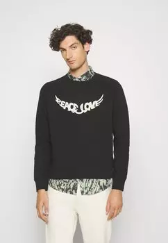 Толстовка Upper Peace & Love Unisex Zadig & Voltaire, цвет noir
