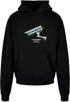 Толстовка Upscale by Mister Tee "Мужская толстовка Upscale by Mister Tee сверхтяжелого размера с капюшоном CCTV ", черный