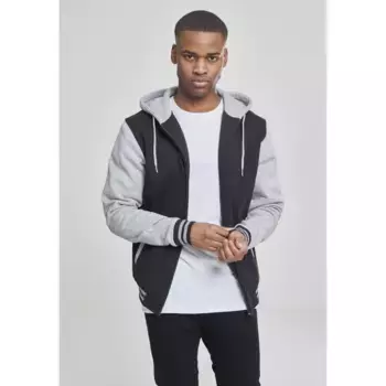 Толстовка Urban Classics 2-Tone Zip, черный