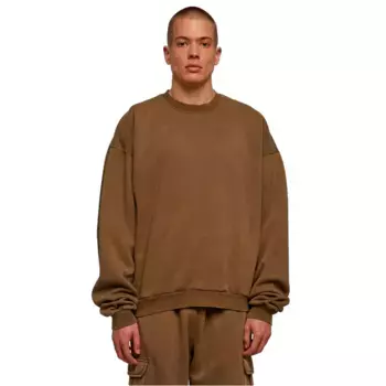 Толстовка Urban Classics Acid Washed, коричневый