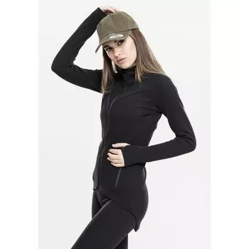 Толстовка Urban Classics Athletic Interlo Zip, черный