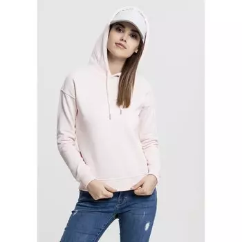 Толстовка Urban Classics Basic Ribbed, розовый