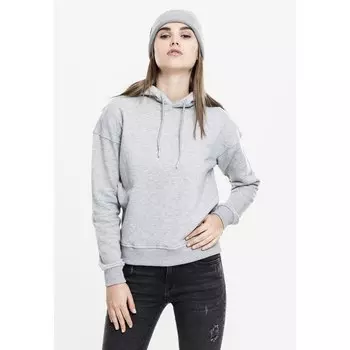 Толстовка Urban Classics Basic Ribbed, серый