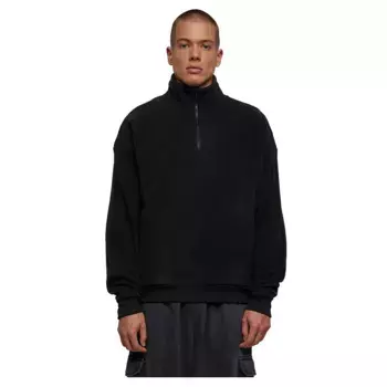 Толстовка Urban Classics Basuc Polar Fleece half zip, черный