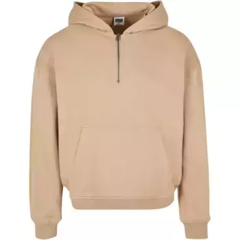 Толстовка Urban Classics Boxy full zip, бежевый