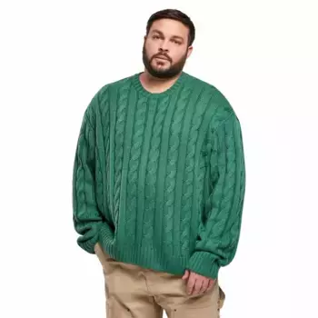 Толстовка Urban Classics Boxy, зеленый