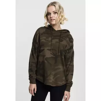 Толстовка Urban Classics Camo, зеленый