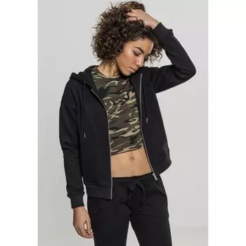 Толстовка Urban Classics Claic Zip Big, черный
