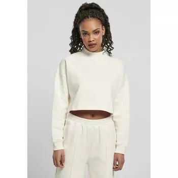 Толстовка Urban Classics Cropped Oversized High Neck Crew, белый