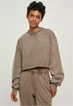 Толстовка Urban Classics CROPPED SMALL, коричневый