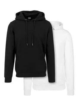 Толстовка Urban Classics, цвет black+white
