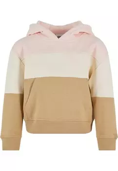 Толстовка Urban Classics, цвет Camel/Light Beige/Pink