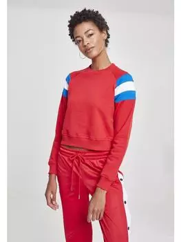 Толстовка Urban Classics, цвет firered/brightblue/white